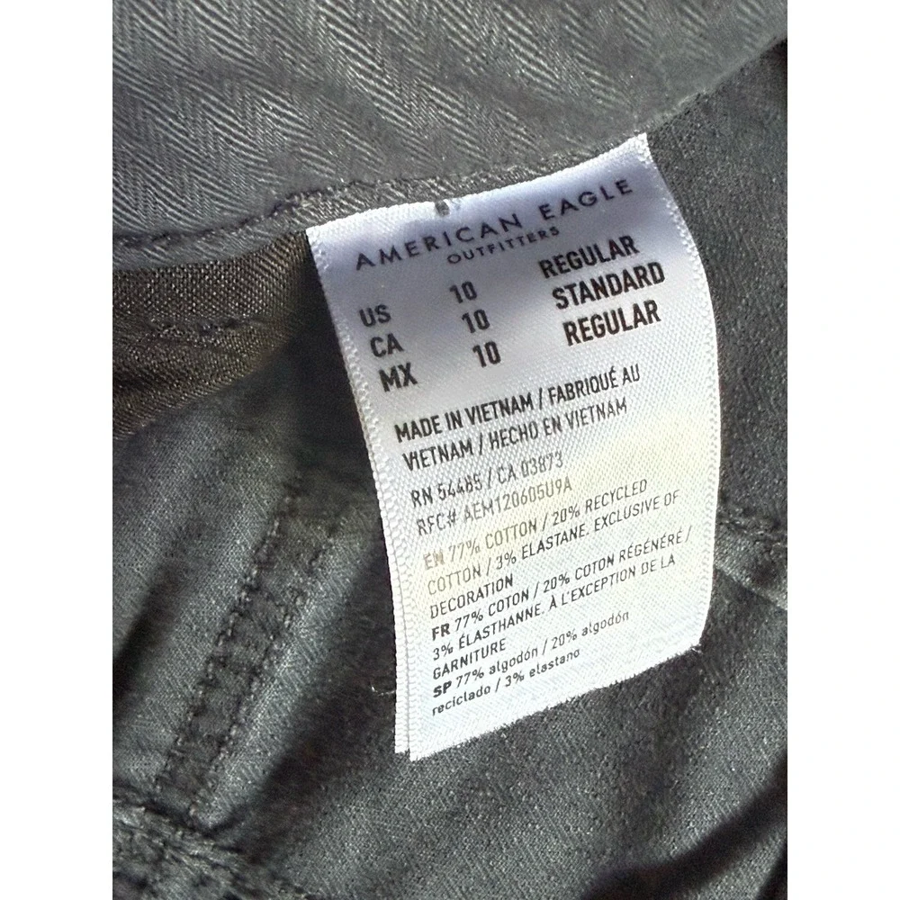 American Eagle Outfitters Paper Bag Crop Pants Size 10 Regular - Picture 4 of 8